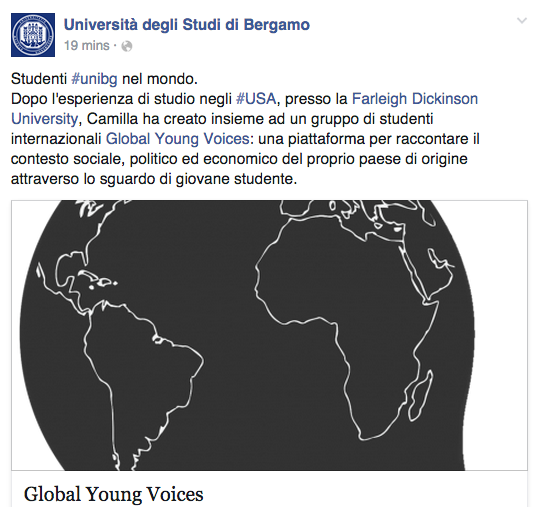 UNIVERSITÁ DEGLI STUDI DI BERGAMO 
