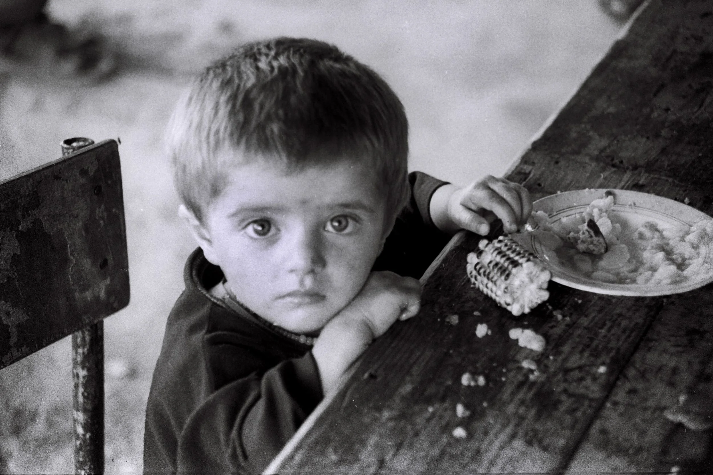 Azerbaijani refugee child from Karabakh. Credit: Wikimedia