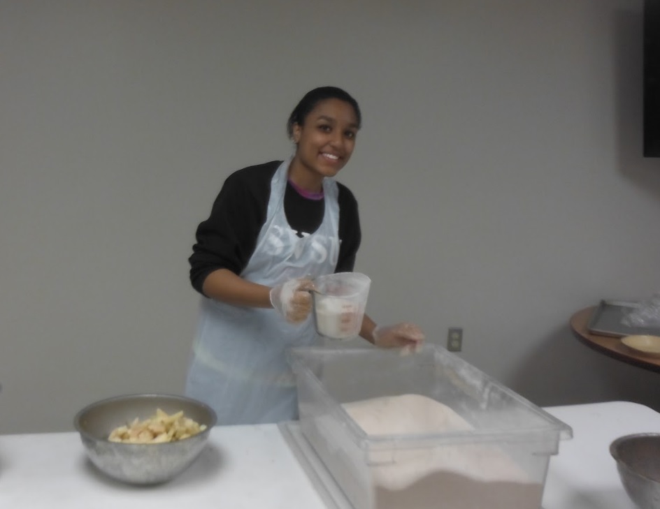 Me volunteering at the Saginaw Rescue Mission 2014