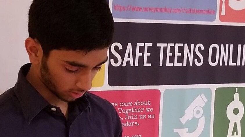 Vineeth founded an organization called SafeTeensOnline that consists of a group of motivated teenagers whose mission is to raise awareness about Internet safety. (Submitted by Vineeth Veeramachaneni to Global Young Voices)