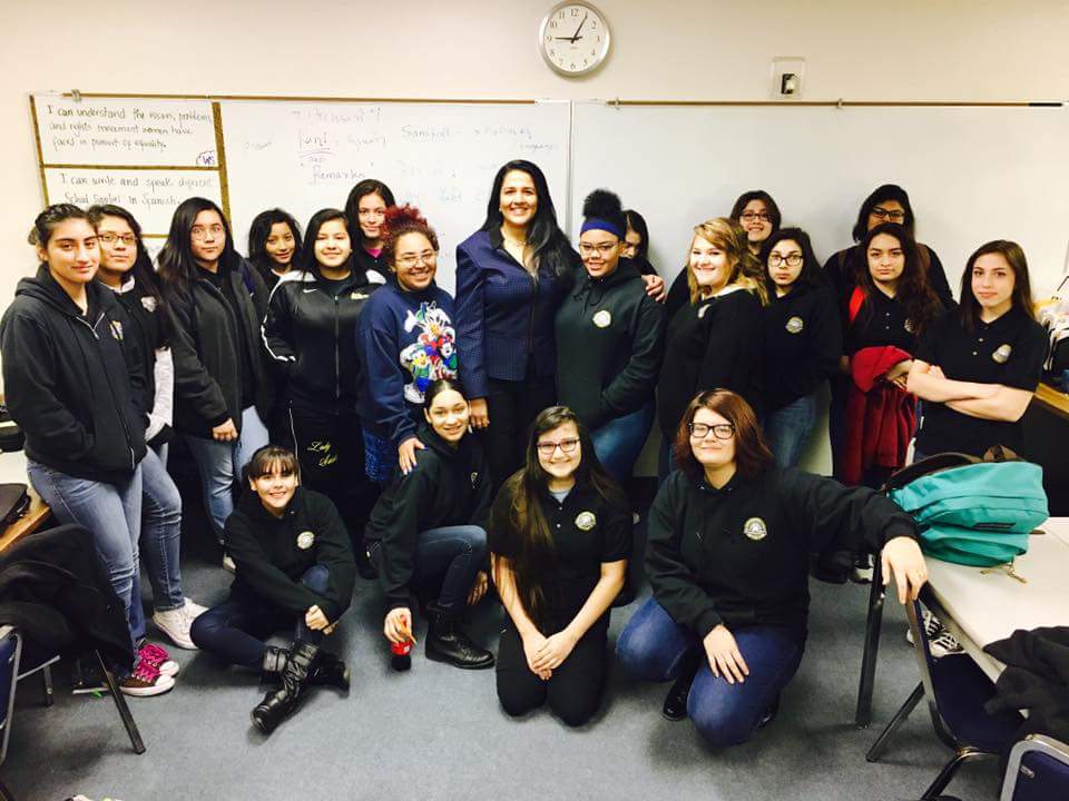 Mentoring the Santa Fe High Women's Studies class