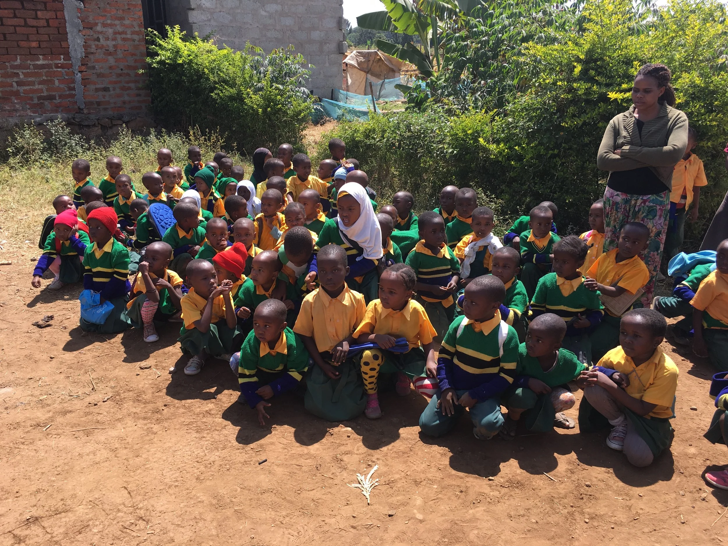 Students at ECCE center in Arusha, Tanzania