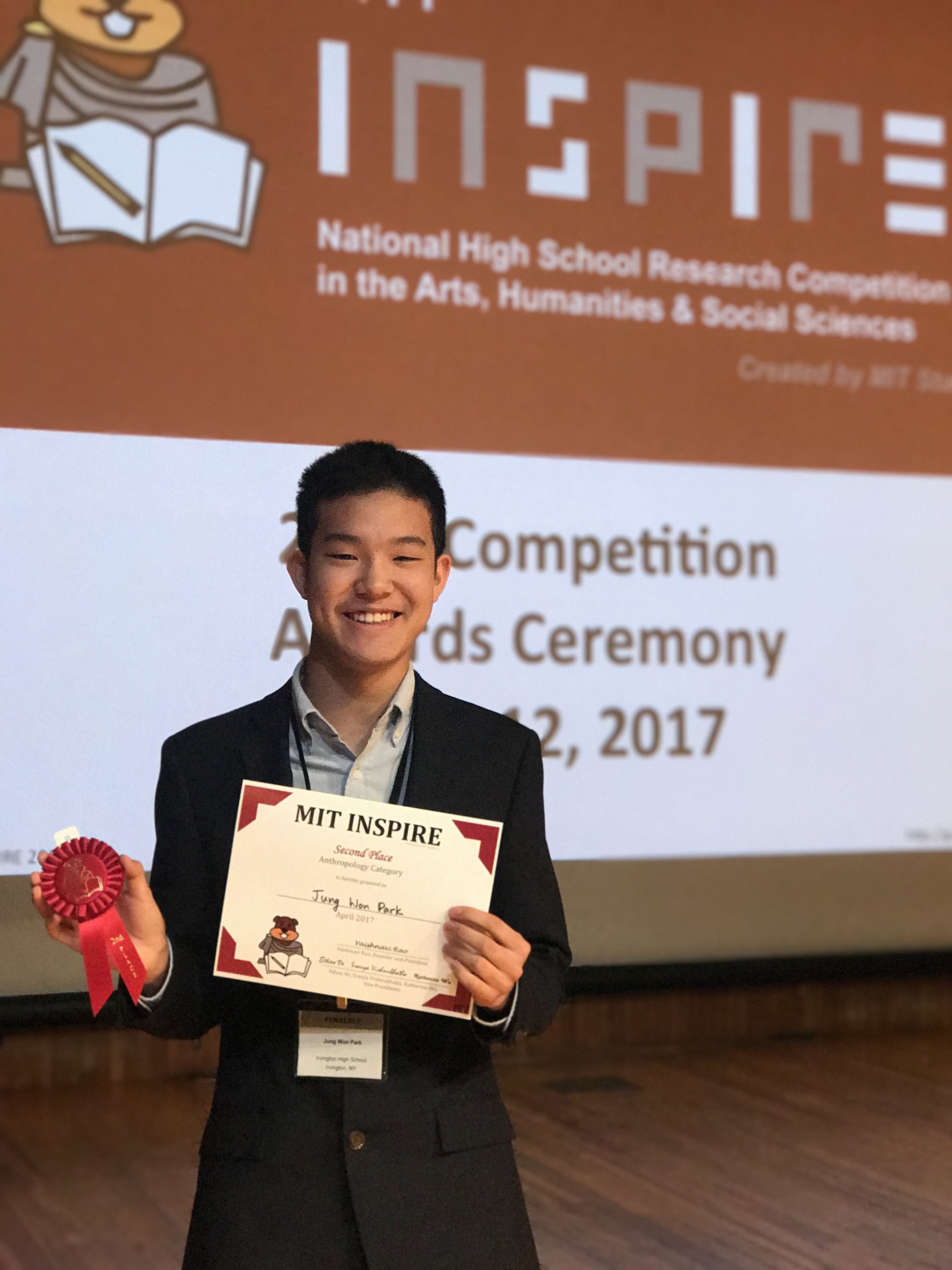 At the MIT INSPIRE research competition award ceremony, MIT