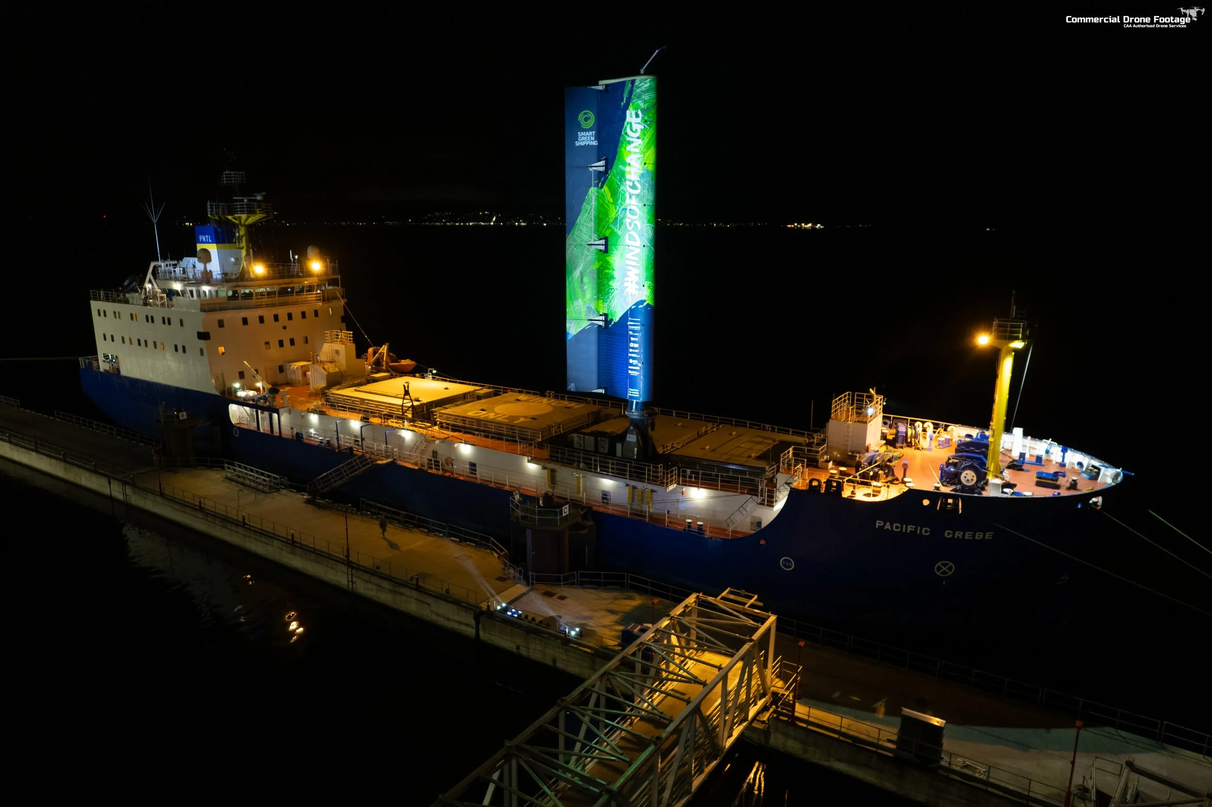 FastRig illuminated unveiling at Greenock