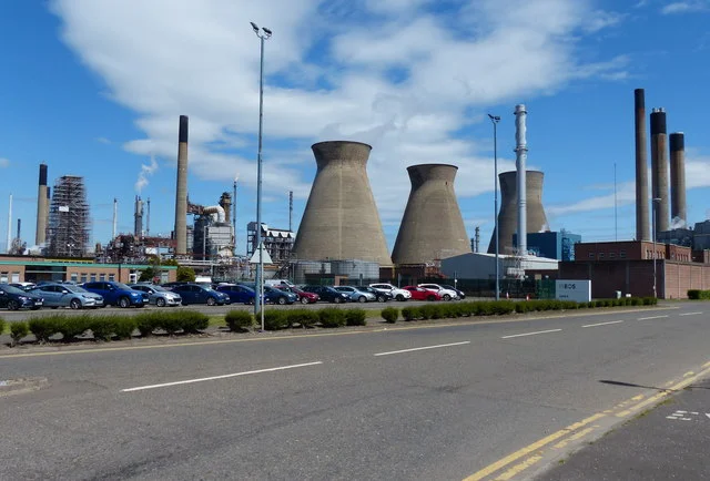 INEOS petrochemical works at Grangemouth