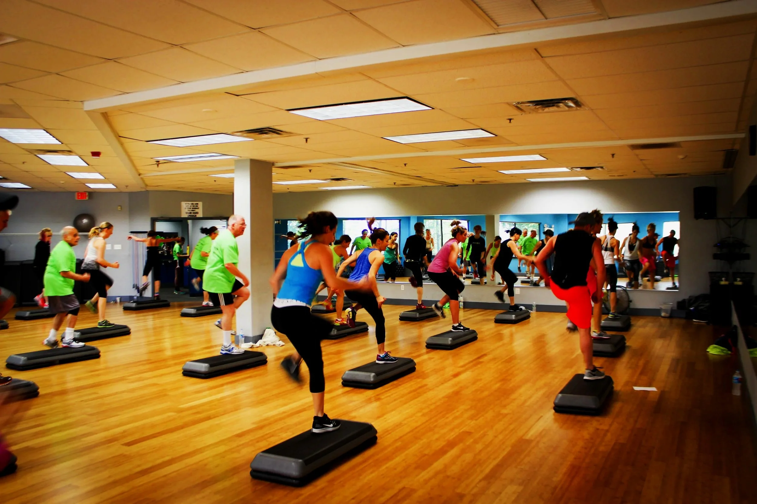 Step Class at nexlevel fitness