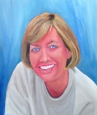  Oil portrait of Martha by our lifelong friend Tom Elliott