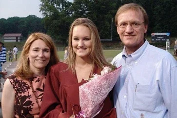 David with Andrea and daughter Amy (May 2012)