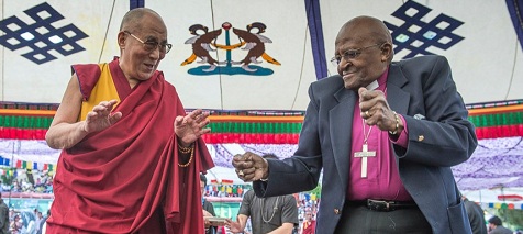  Celebrating at the Dalai Lama's 80th birthday party
