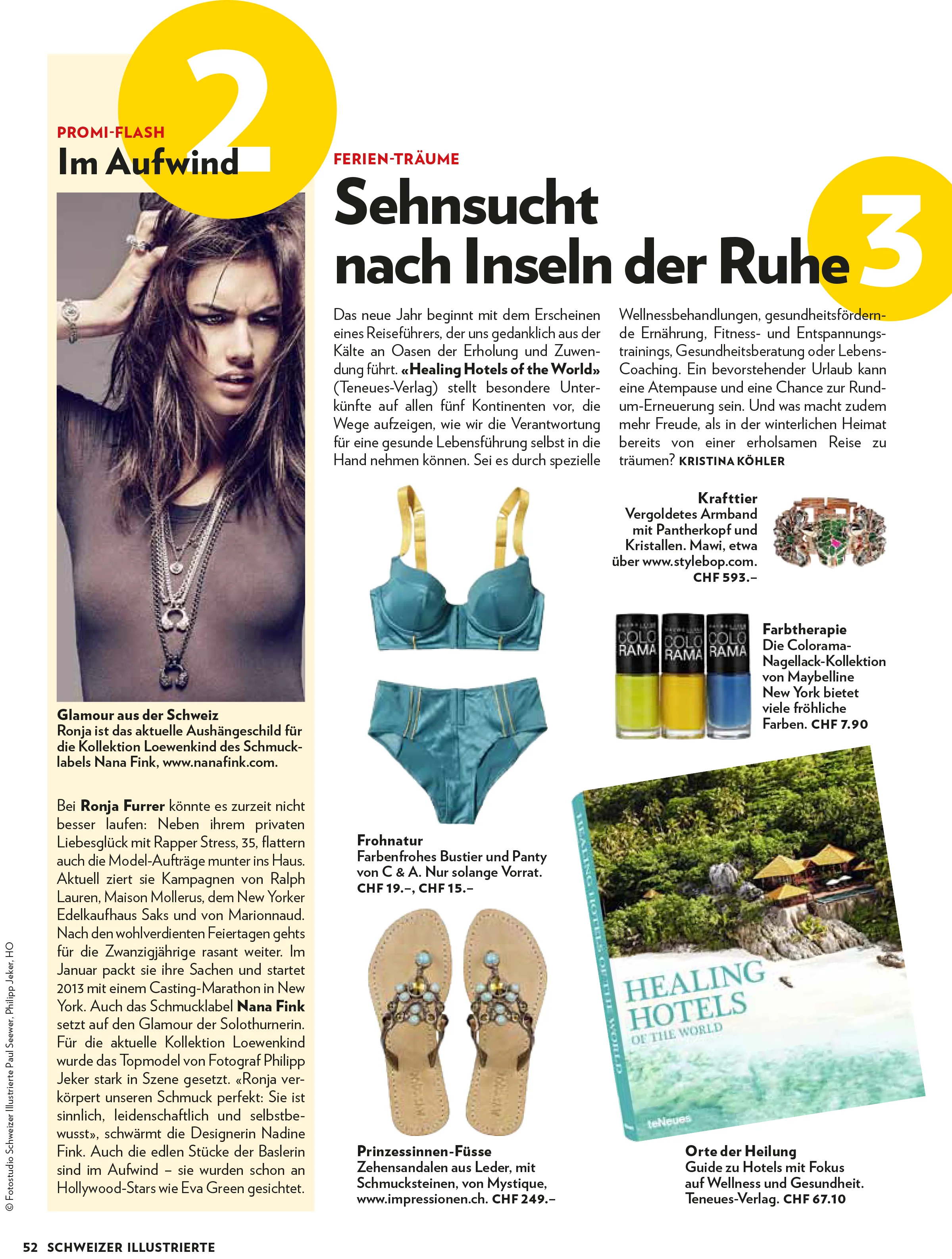 Schweizer Illustrierte, Januar 2013