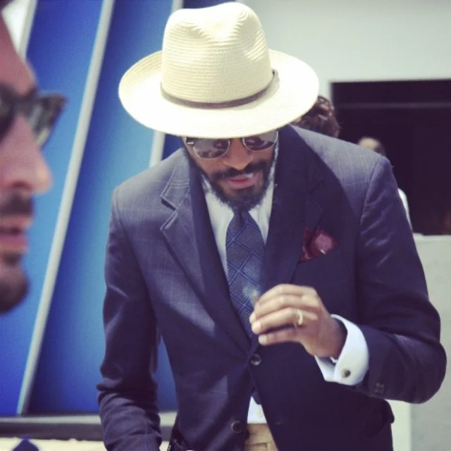 @sugasheed summer must's include shades of white blue and ivory, straw hats, square patterns big and small, mineral water and H. Upman Cuban cigars. #sorted #thehookscompany #pittiuomo #tailoredsuit #keepcool