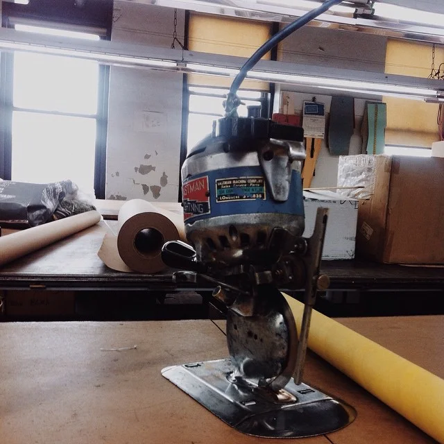 This lovely instrument is The cloth cutters Colt Python 357. If I had to choose between the shears and this bad boy, I'm going for this! #thehookscompany #manufacturing #factory #tailors #consew