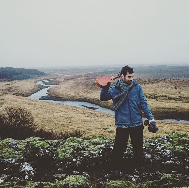 Strange place, #Iceland in Winter. Headscratching, almost. #ukulele #adventure #ukuleleroadtrips #goingnorth