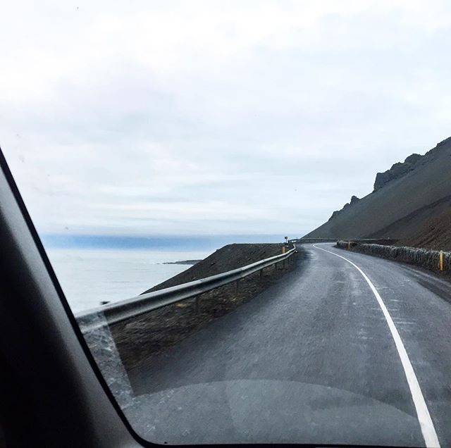 The driver&rsquo;s view on #Iceland &lsquo;s Road1. #kukucampers #ukulele #roadtrips #roadglide #landscapephotography #butinacar