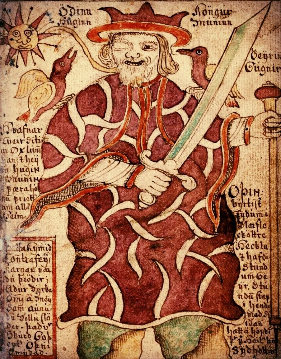 A Viking talk and Odin's song