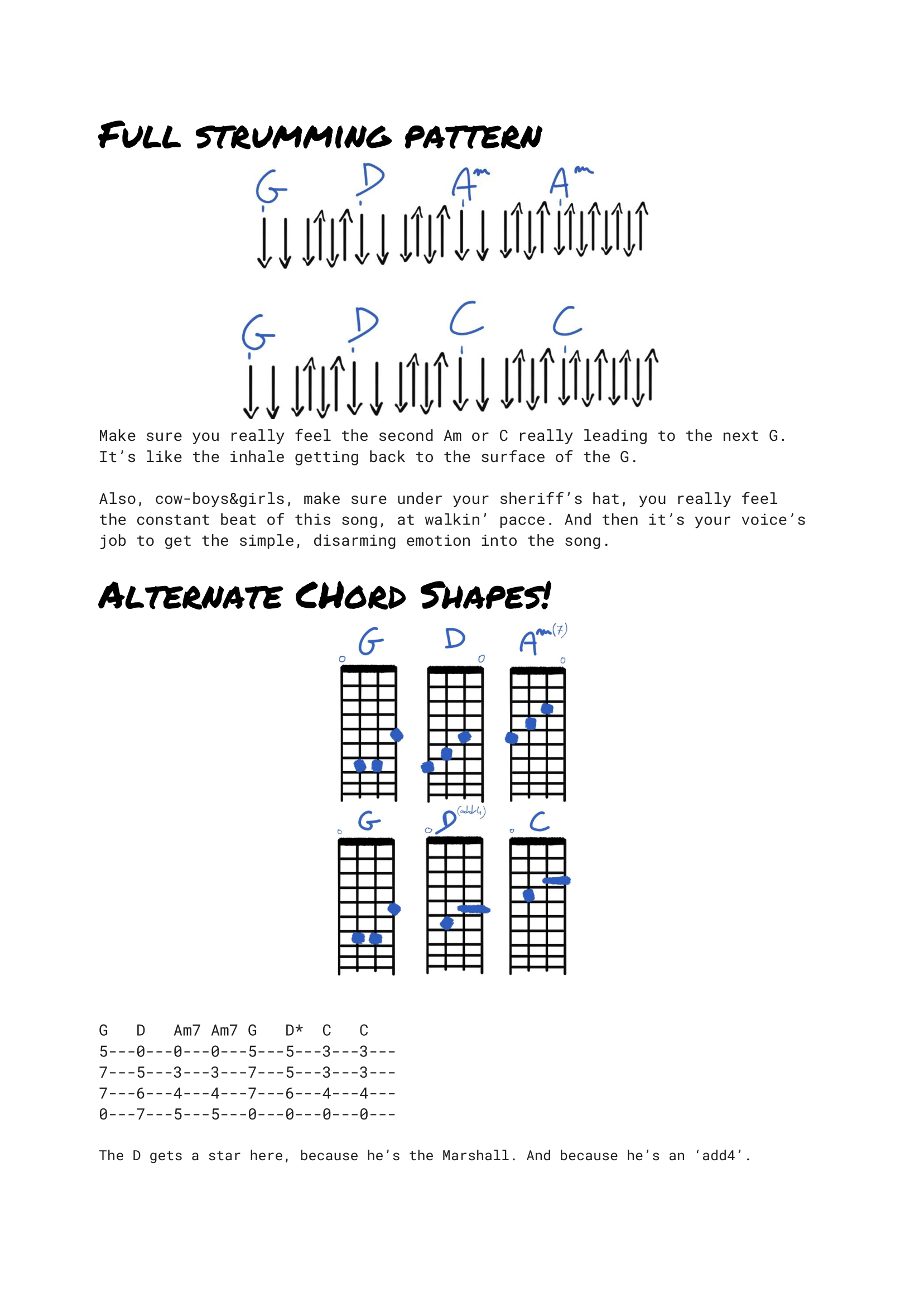 Knockin' on Heaven's Door Ukulele Tutorial with tabs Bob Dylan