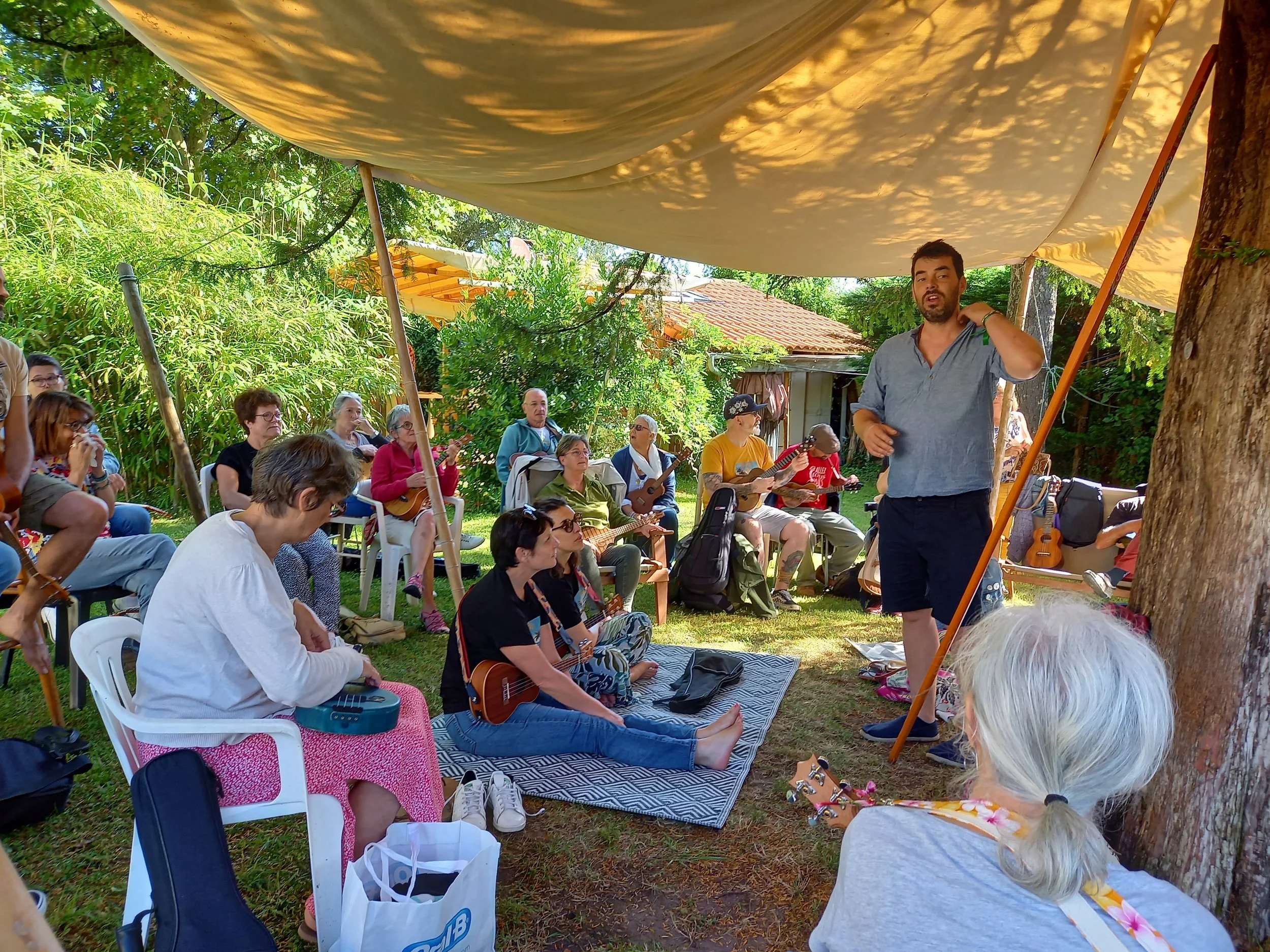 Masterclasses 28 Juin - Ben au ukulélé