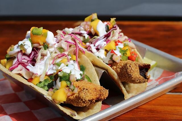 Crispy Fish Tacos now available at #tryonpublichouse .
.
.
.
#inwoodnyc #forttryonpark #foodandwine #uptownnyc #dyckman #restaurant #supportsmallbusiness