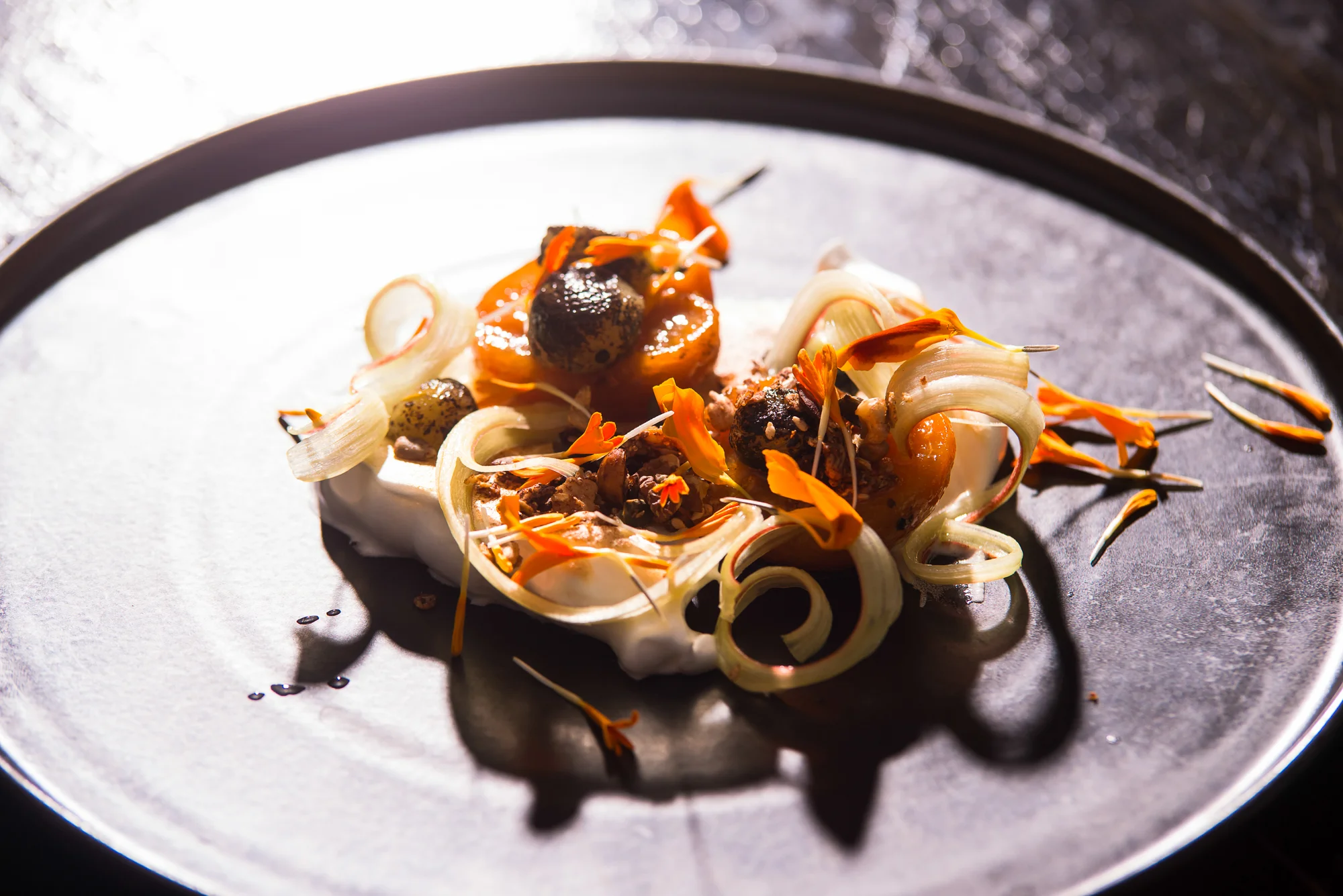 vegan meringue , gooseberries and seeds.jpg