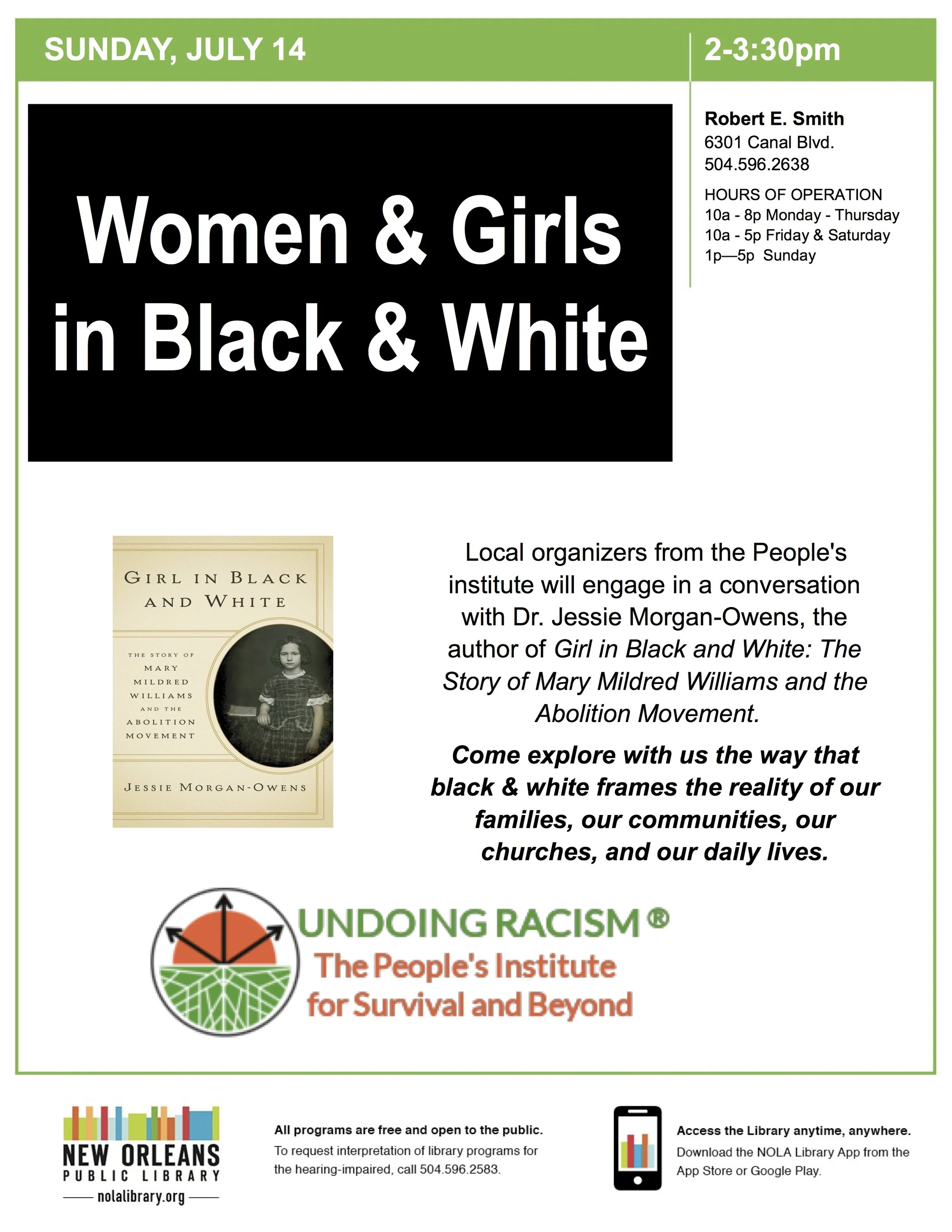 Women &amp; Girls in Black and White