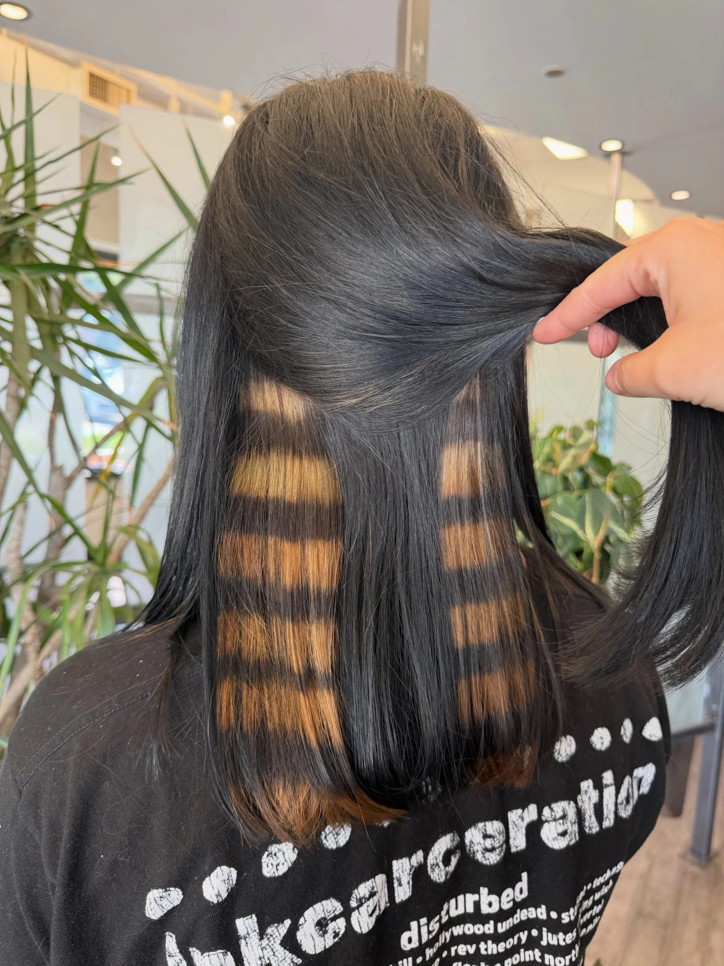 The hidden detail 🖤☁️ 
Cut and color by Molly

#skysalon #hairstyles #hairsalon #cleveland