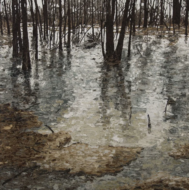 Crow's Breath Oil on Canvas 60x60 2012