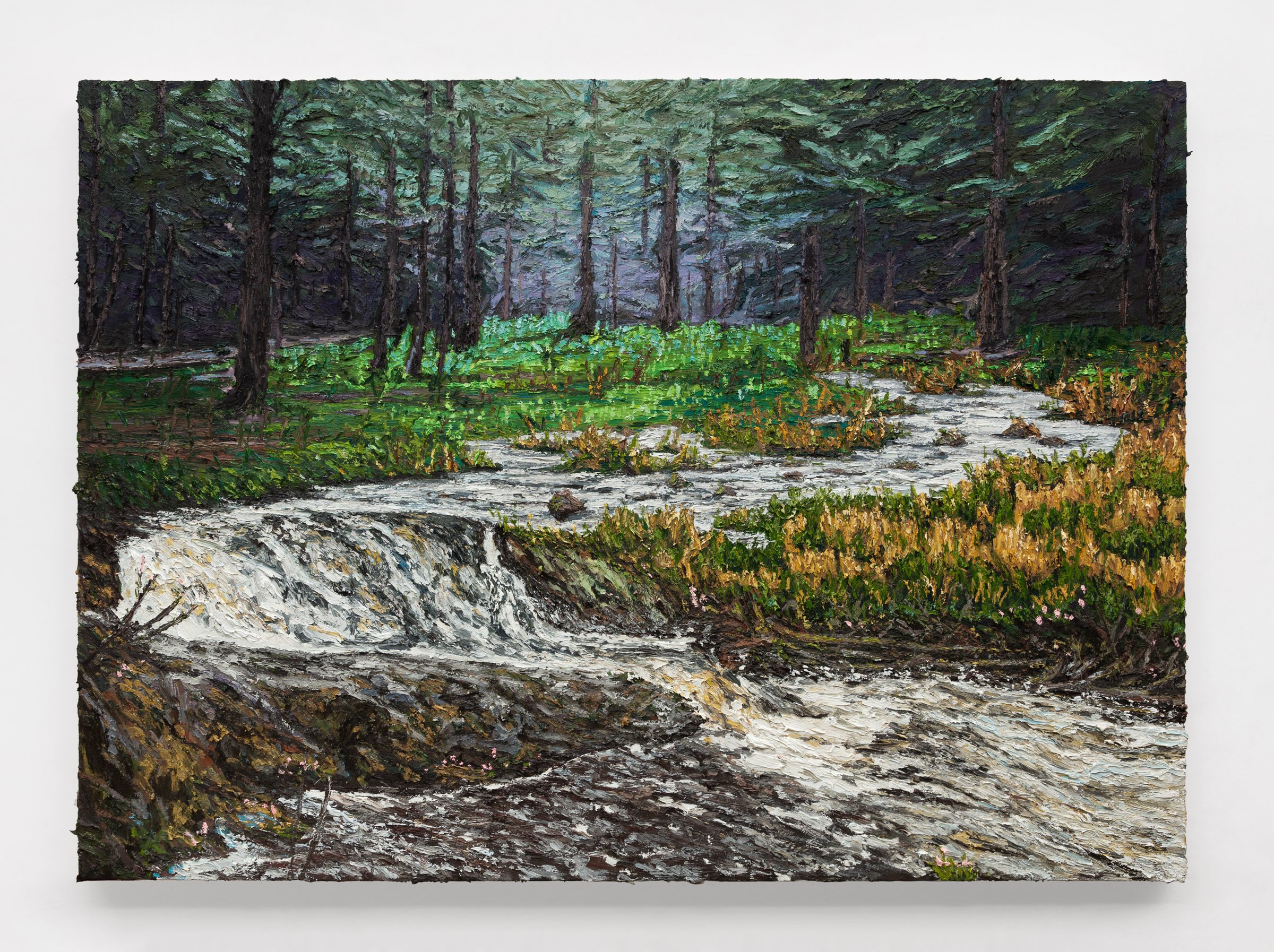 A Cascade, oil on canvas, 78x108, 2023