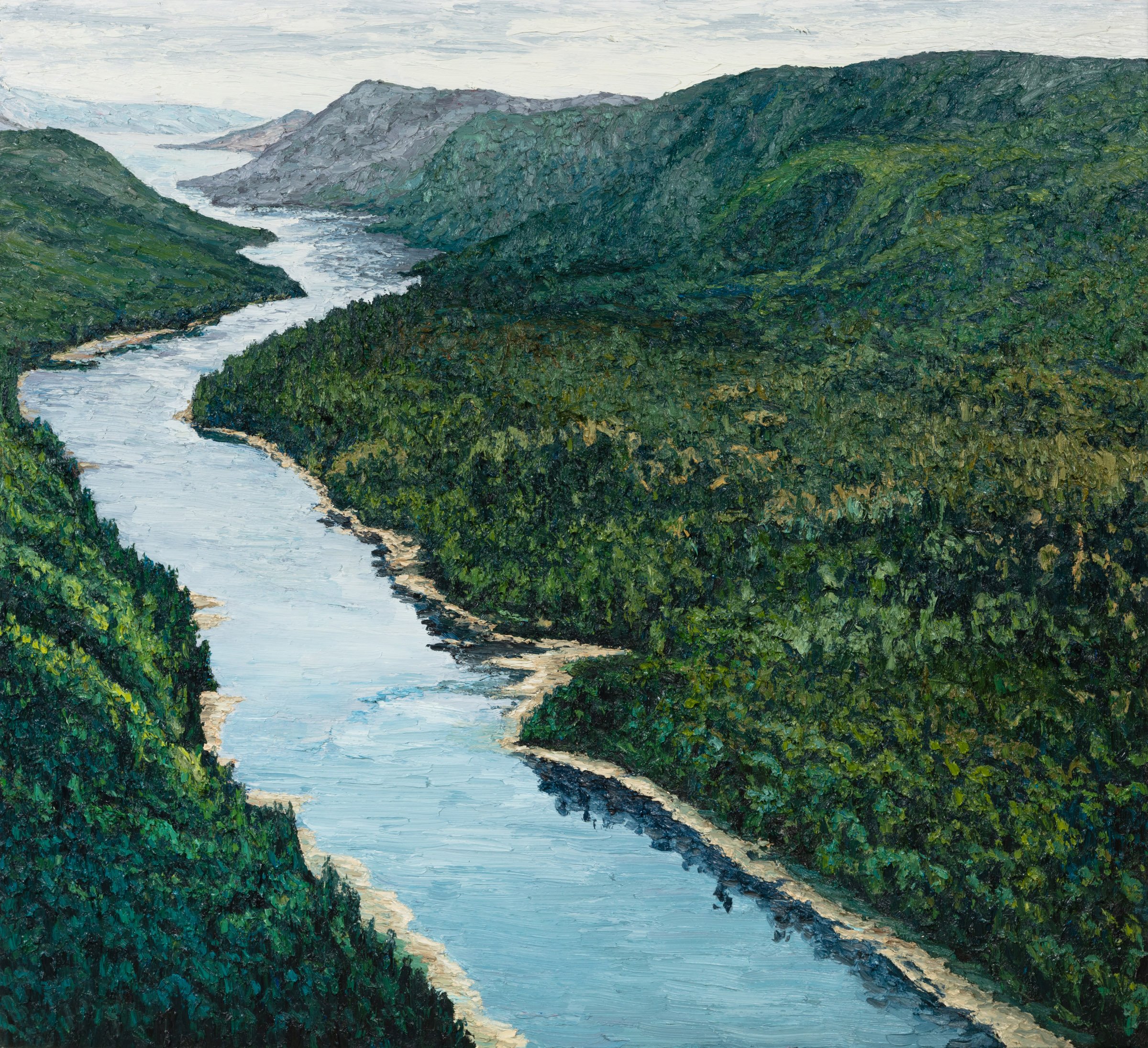 At the Source of the Longest River, 60x66, 2019