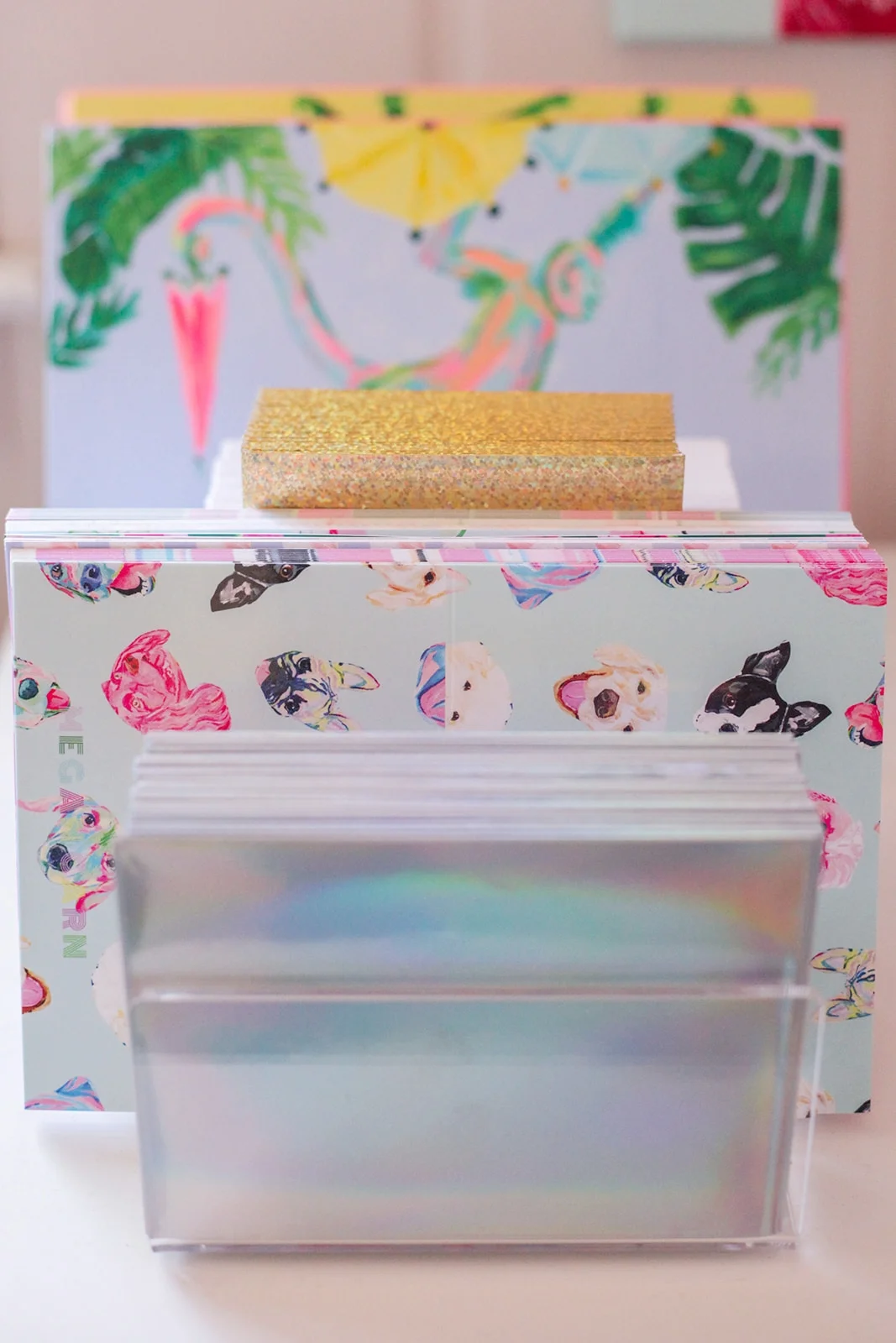 Stationery organizers, clutch.