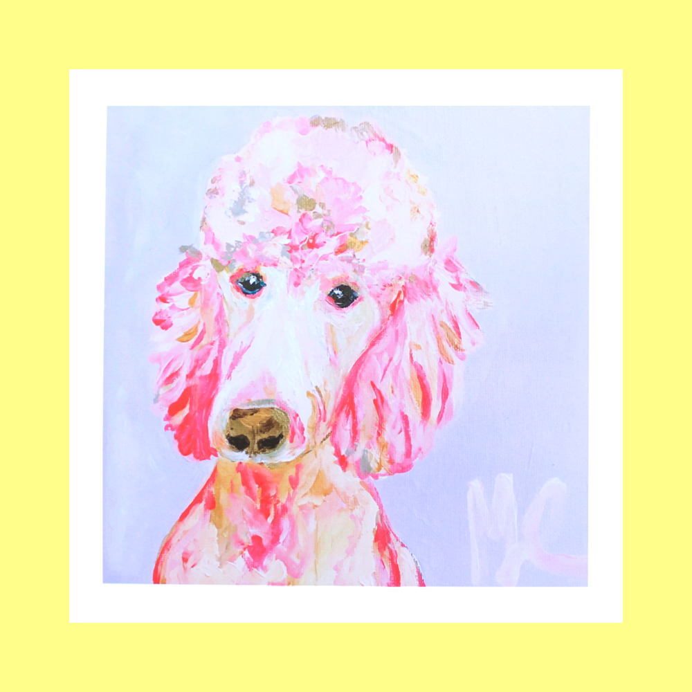 grim evigt handling Megan Carn/Pink Poodle Print