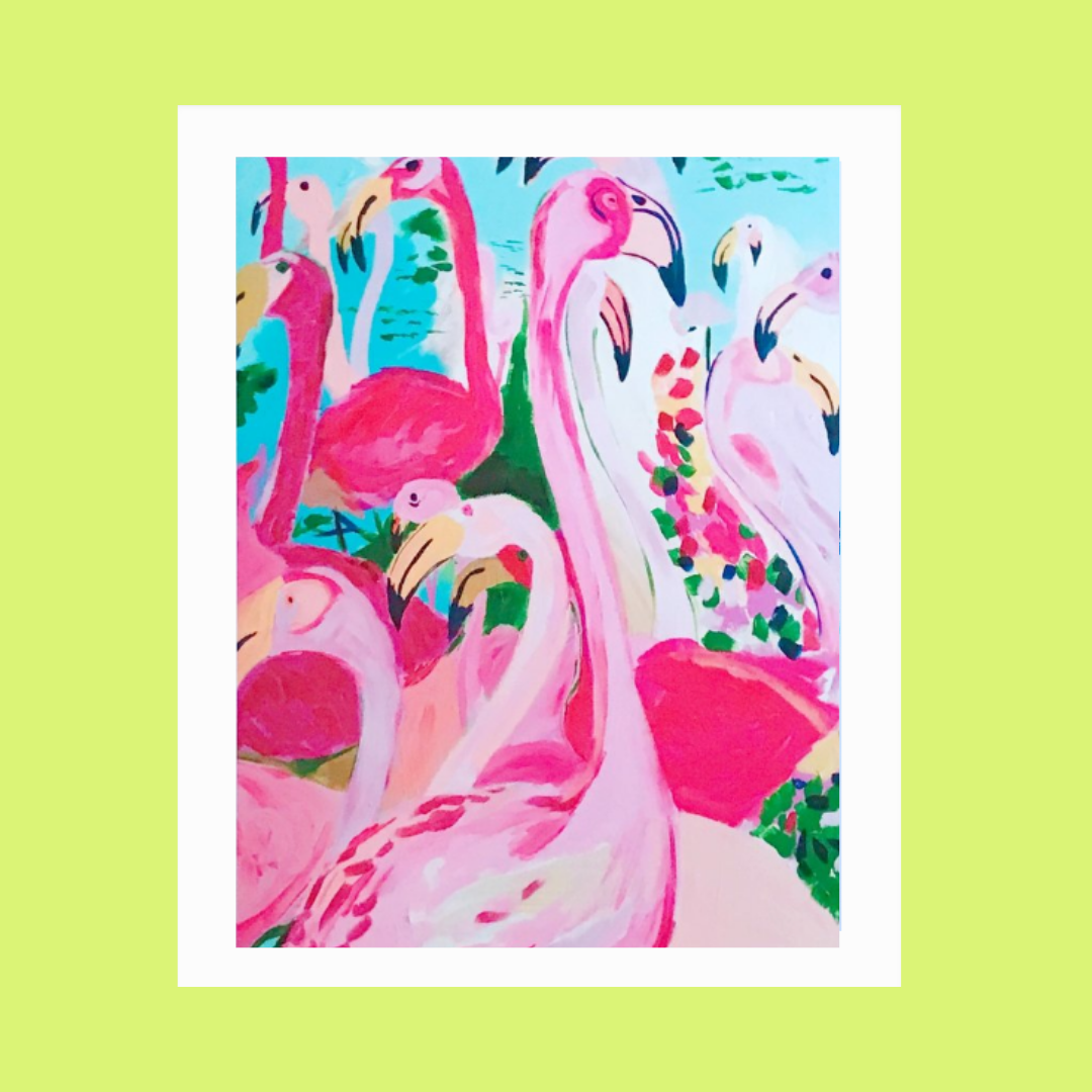 Flamingo Print