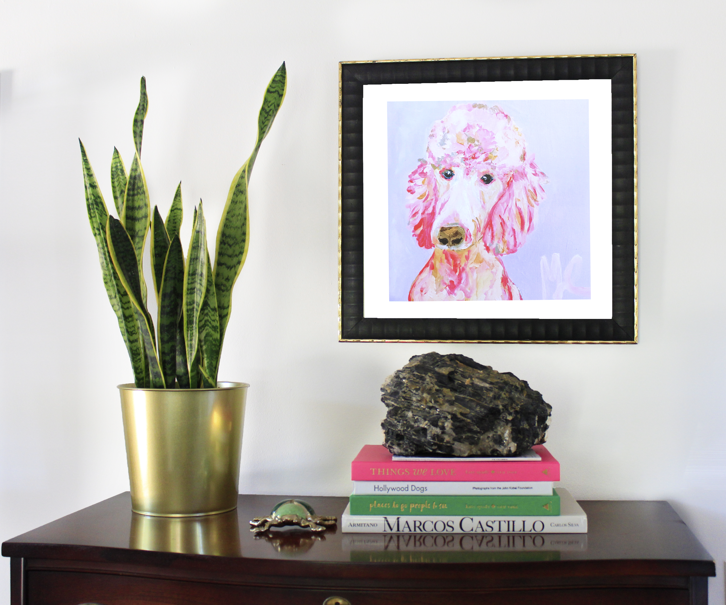 purpleandpinkpoodle-framedprint.png