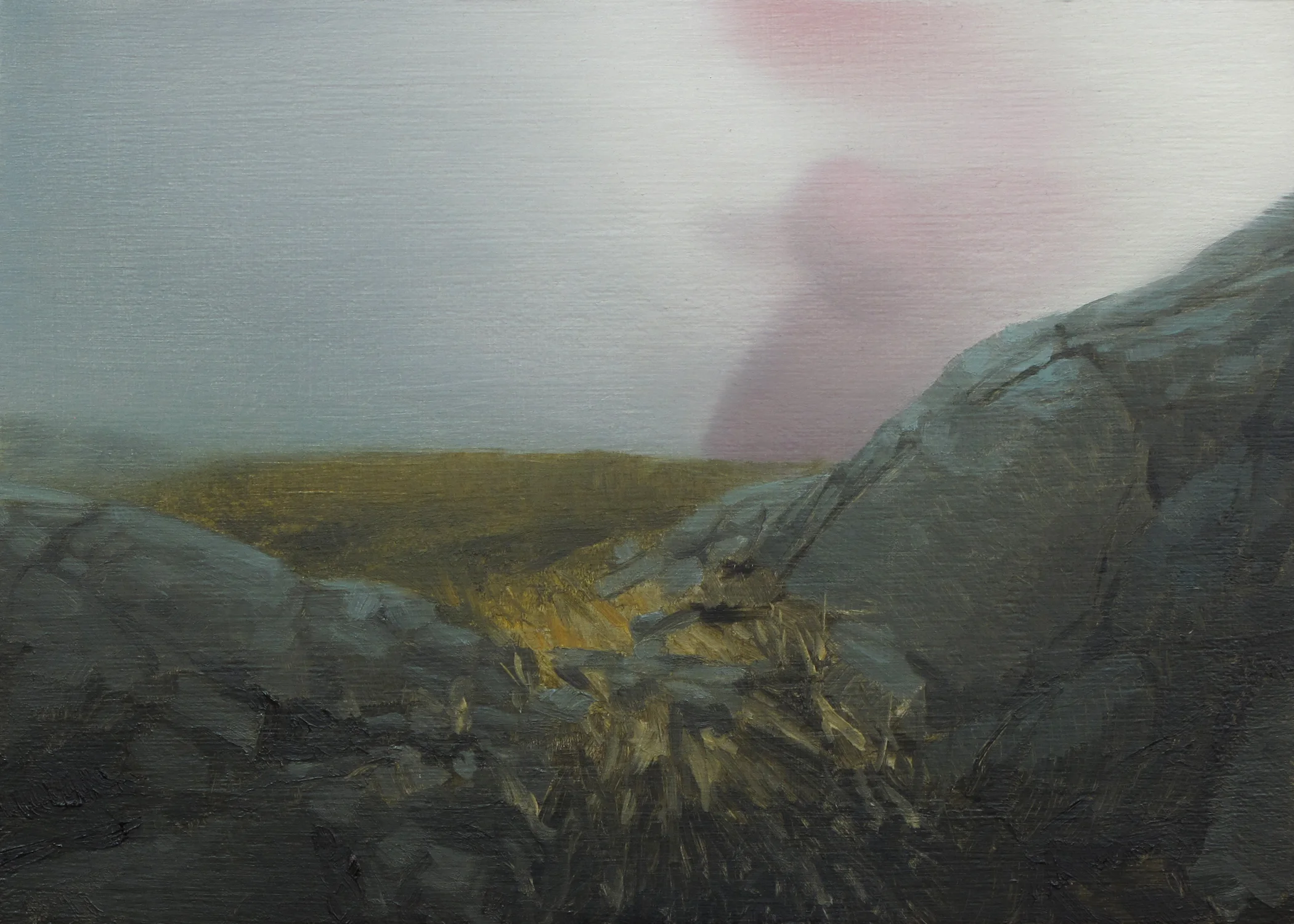 Nature in Control 2011, oil on panel, 5x7 inches