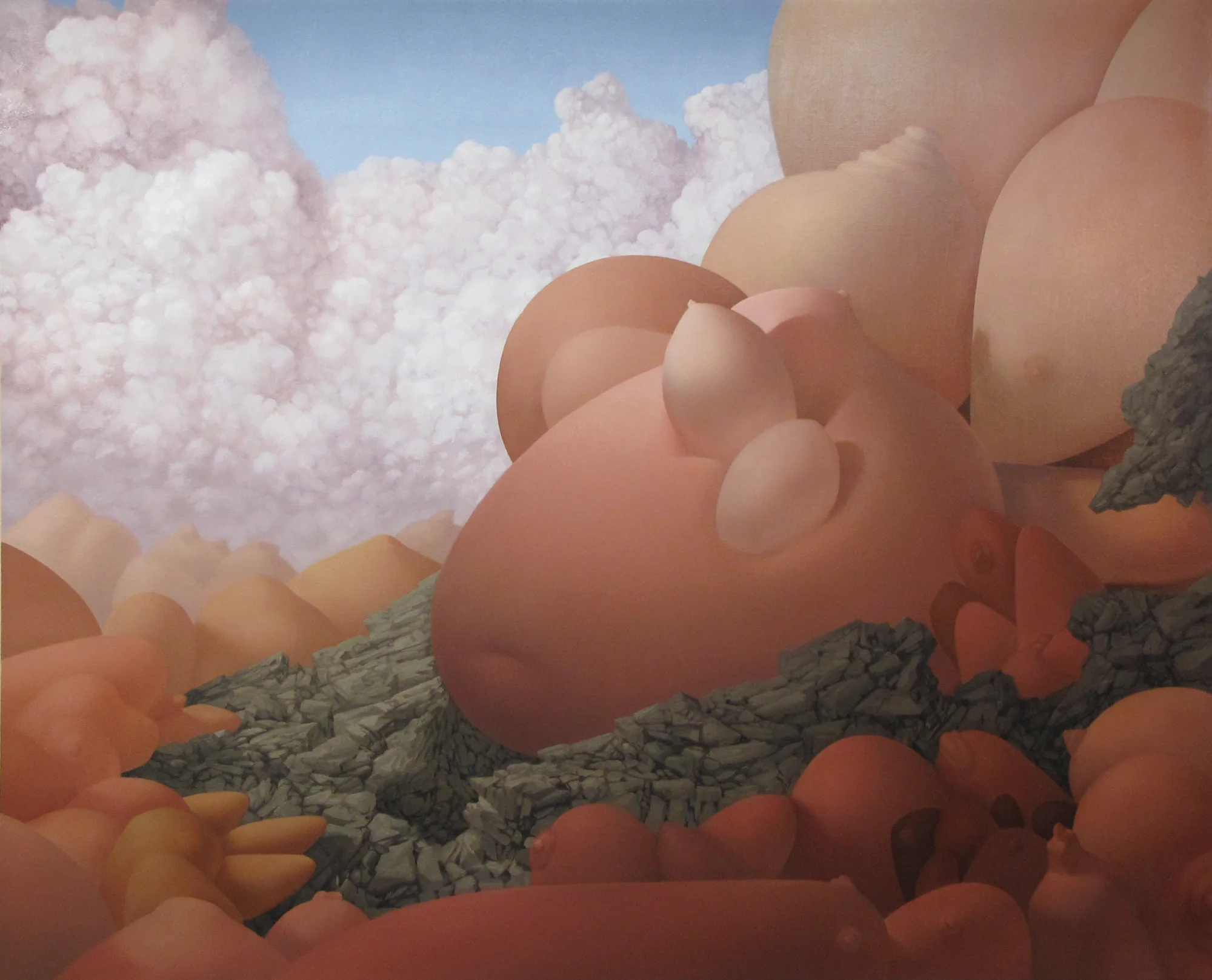 How to Make a Great Day 2010, oil on canvas, 50x60 inches