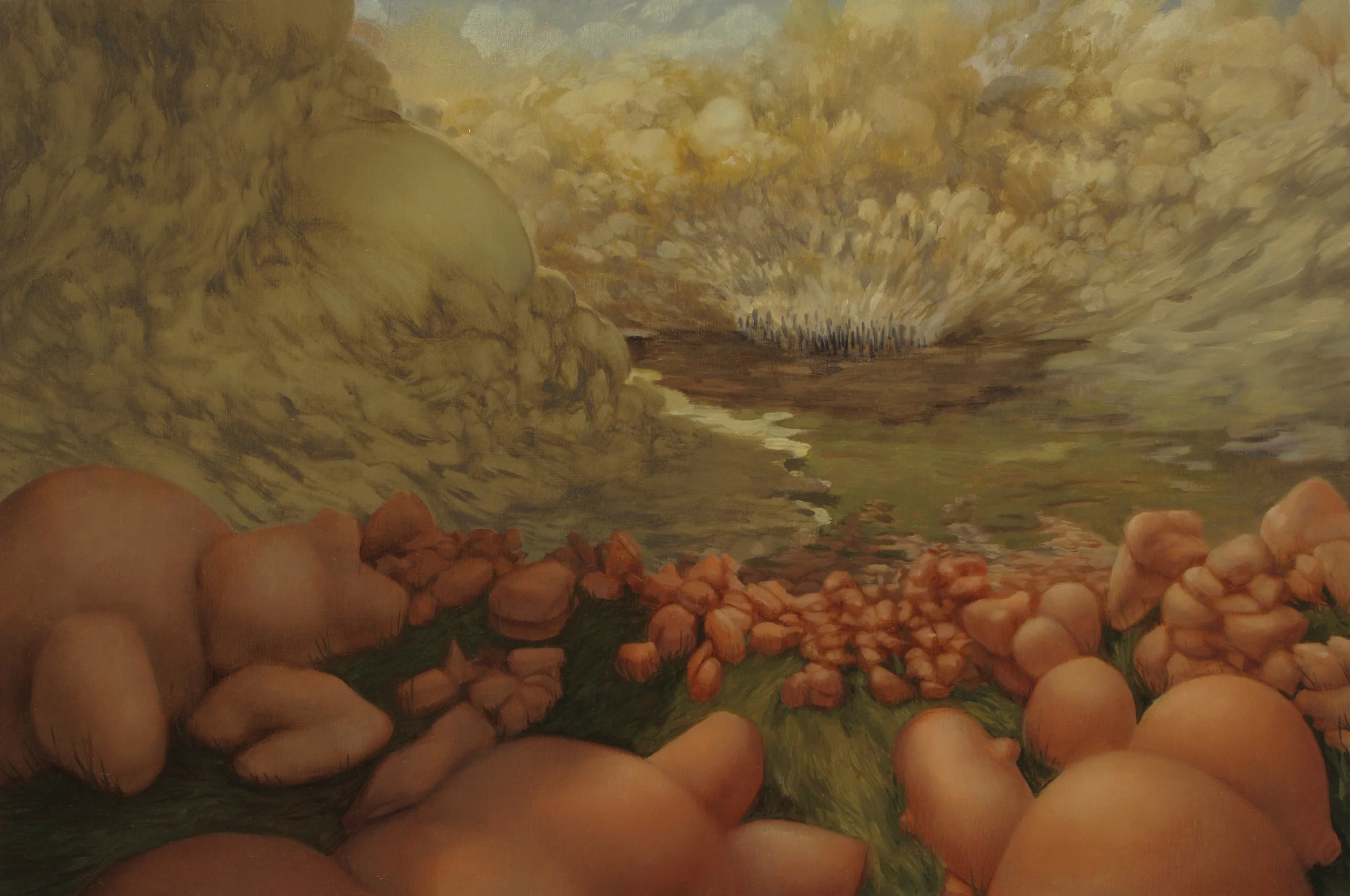 Our Way of Life 2009, oil on panel,12x20 inches