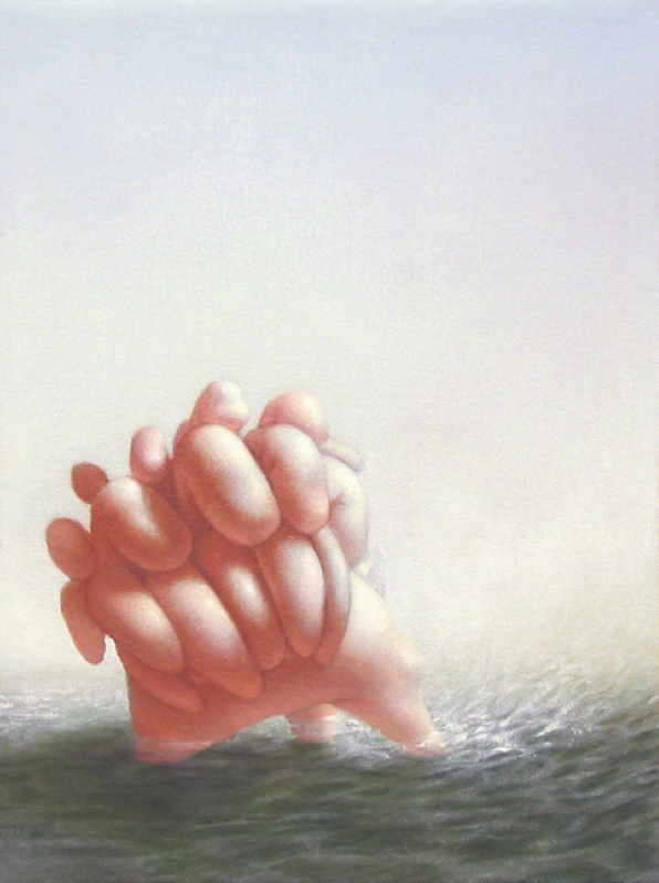 Unstable Form 2005, oil on canvas, 9x12 inches