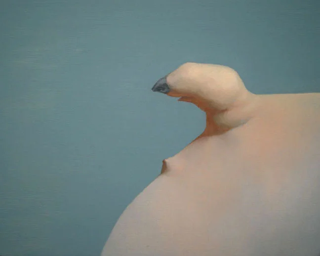 Beak Nose 2003, oil on panel, 8x10 inches