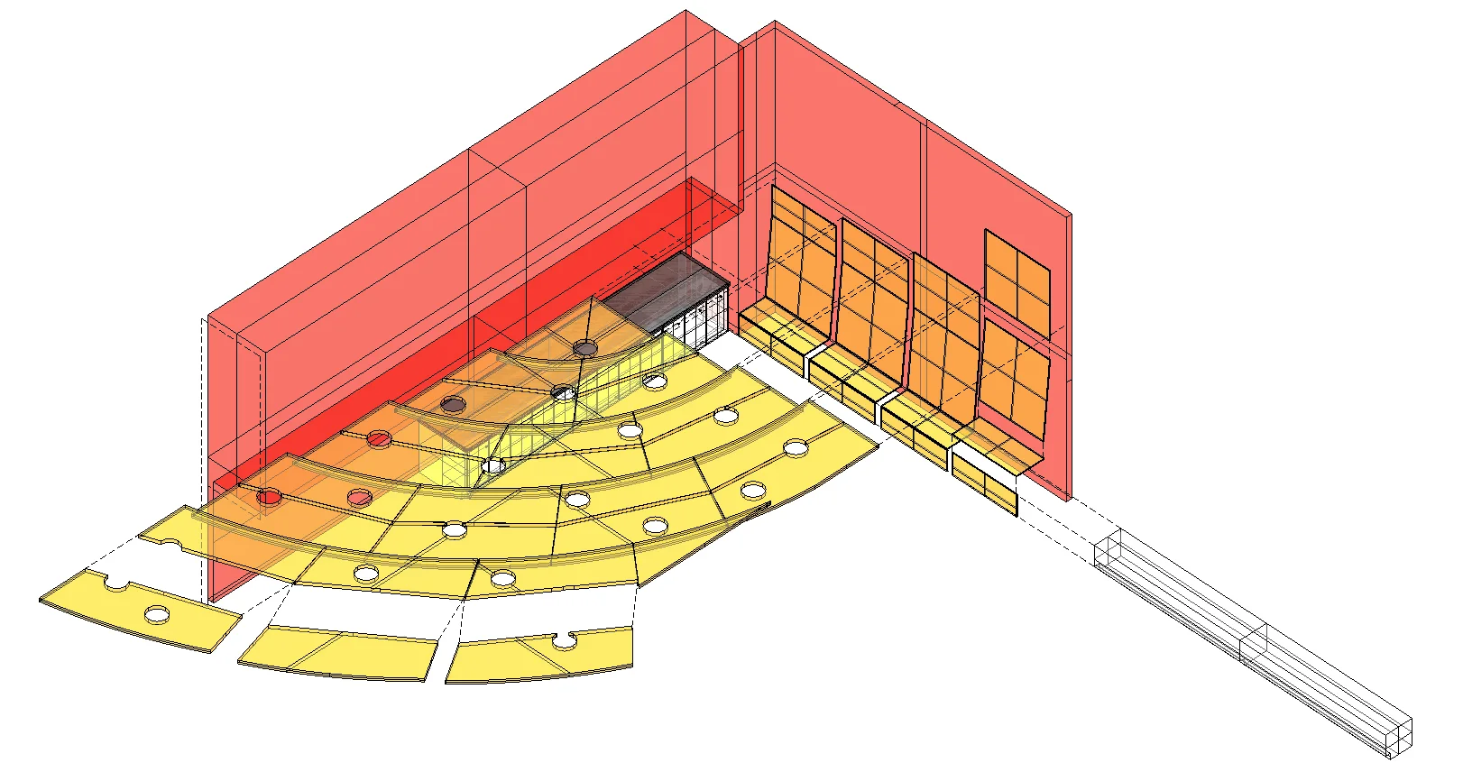  3D ceiling detail 