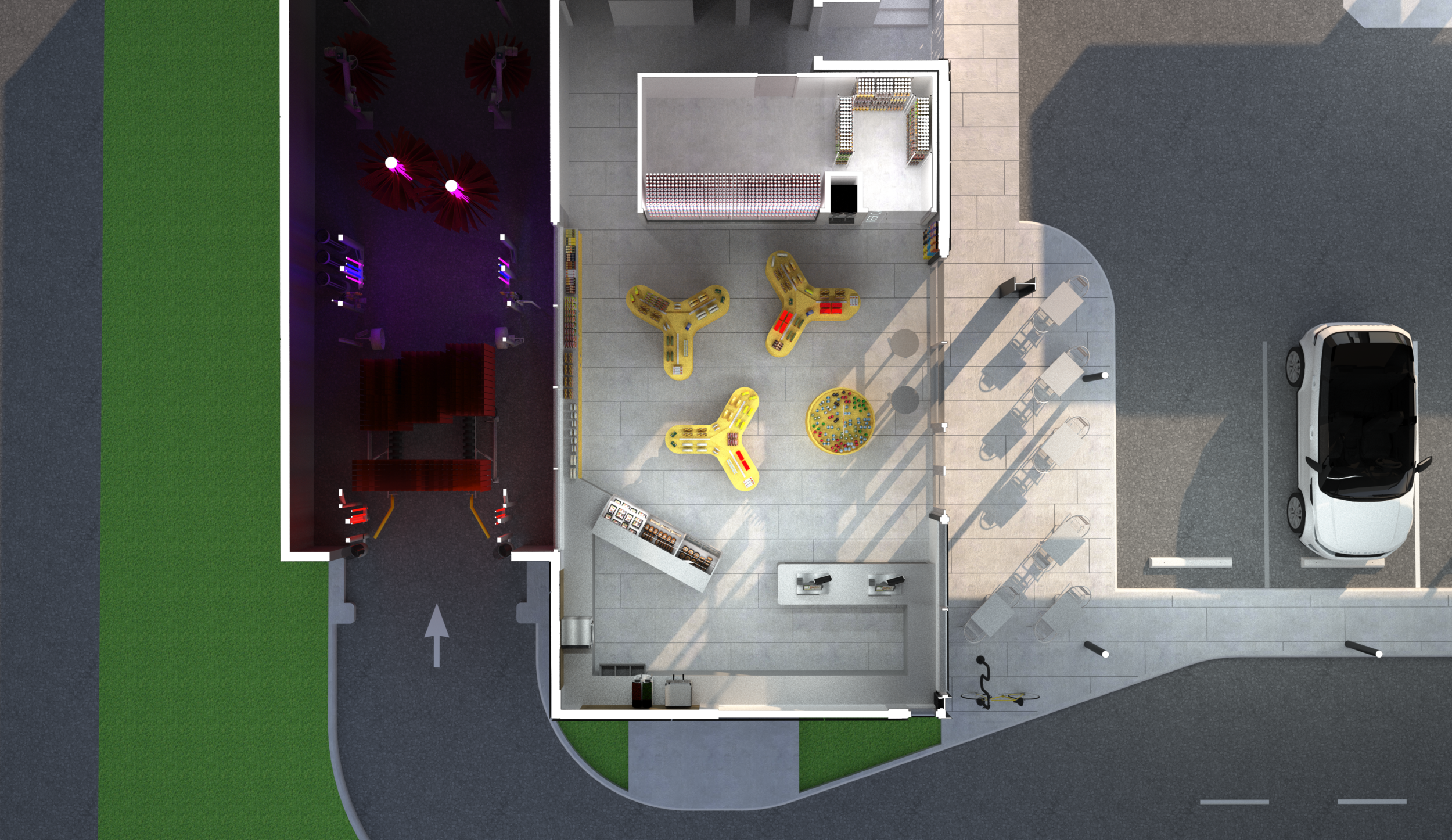 Plan view perspective