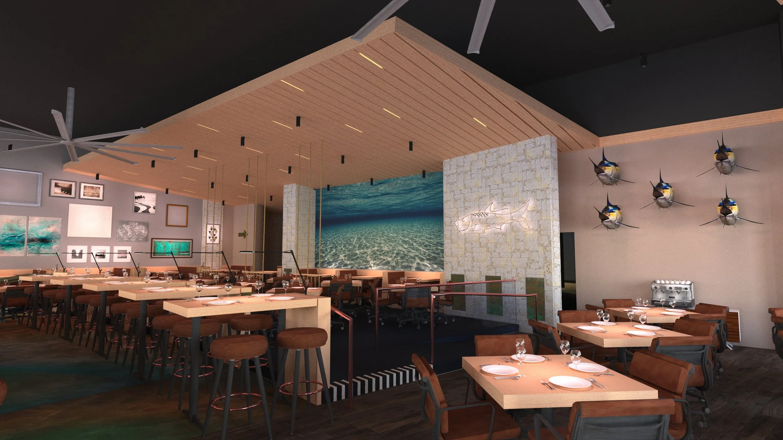View of main dining room from main entrance