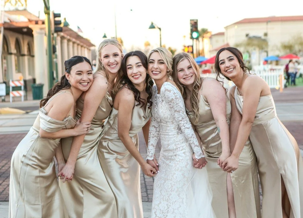 Bridal party beauty, elevated. ✨

Artists: Lidia, Danica, Elizabeth
Level: Elegant
Photographer: George Street 

#phoenixBridalMakeupandHair #phoenixbridalteam #Scottsdaleweddinghairandmakeup #Azbridalhairandmakeupteam