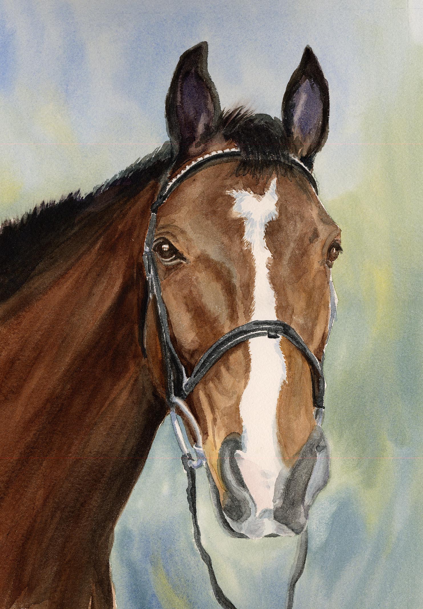 O'Neal, watercolor