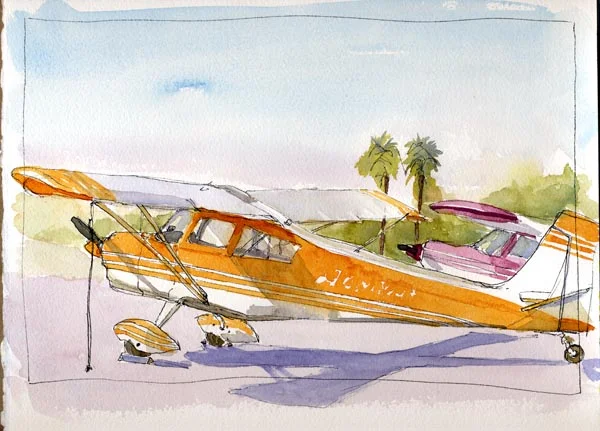 Aerodynamic Aviation Plane
