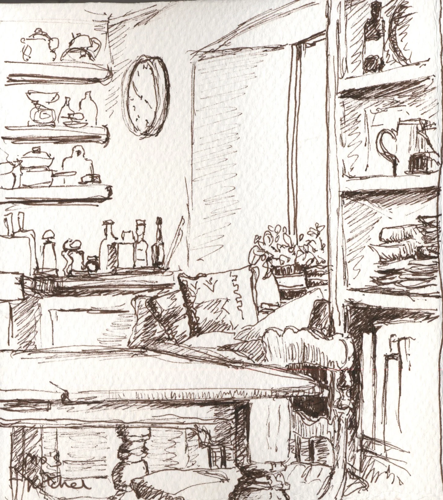 Our friends' kitchen