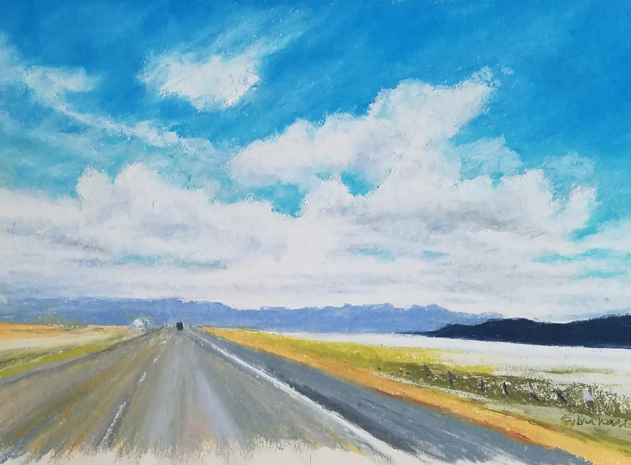 Hwy 80, Bonneville Salt flats