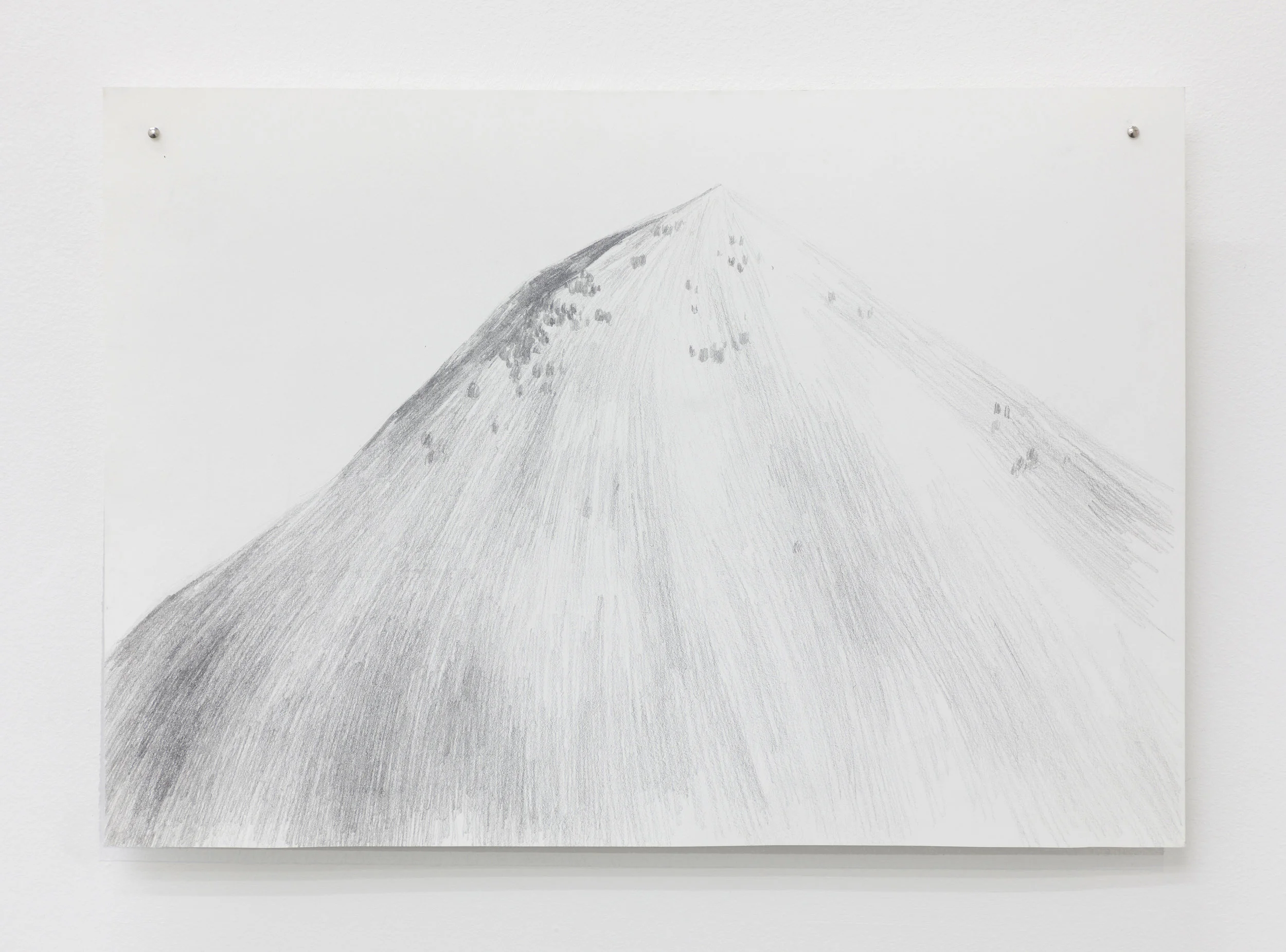 Cima Marana, Graphite drawing on stone paper