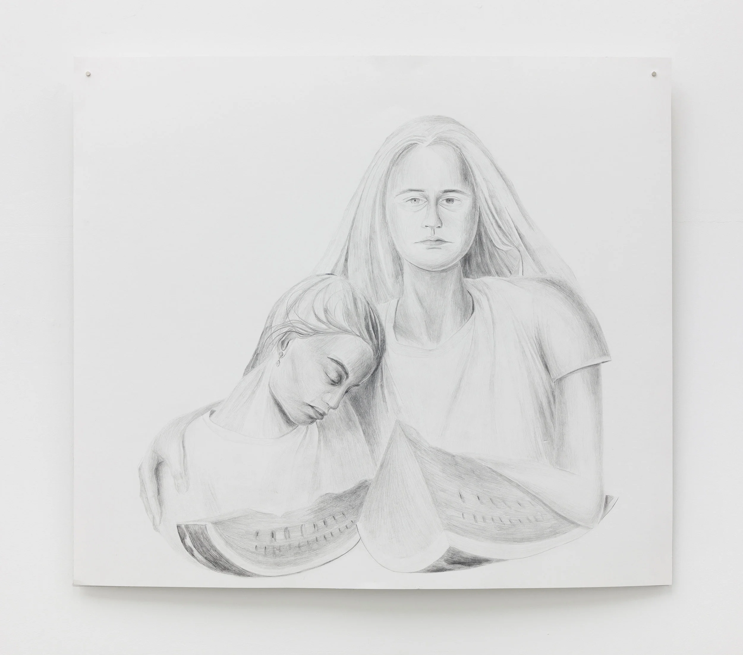 Lucia, Graphite drawing on paper