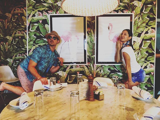 Birds of a feather birthday together 🦩🌿