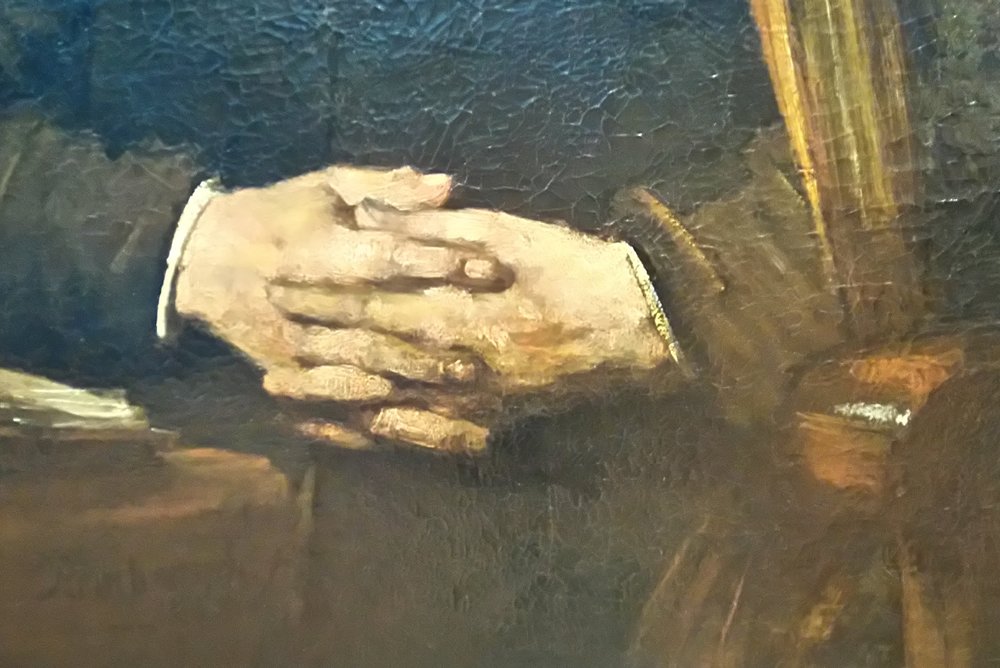 Rembrandt Self Portrait Hands