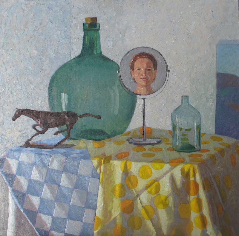 During many days in the middle of a painting's progress, there are not dramatic changes, just tiny adjustments towards a better harmony.